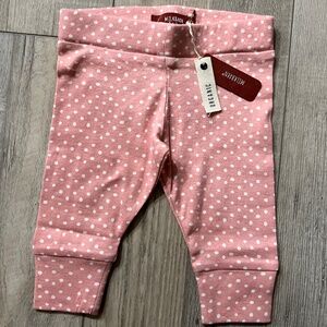 NWT Milkbarn Pink Polka Dot Bottoms